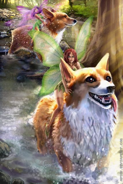 Corgi Fairy Legend - the Problem with Corgi Mounts